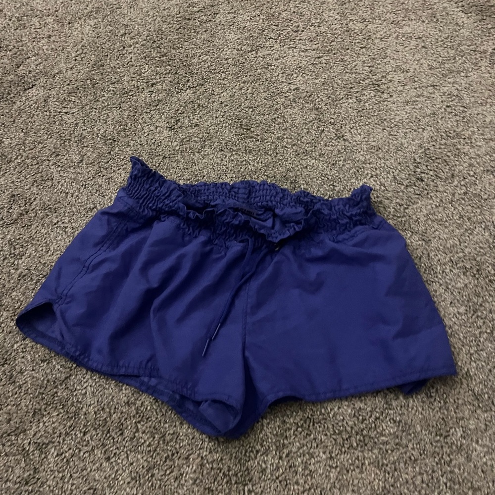 Purple lounge shorts